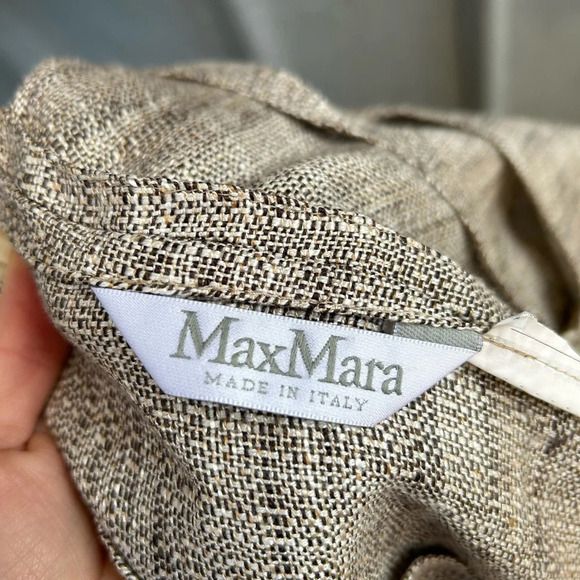 Max  Mara Grey Tweed Blazer, approx size M - Picture 7 of 9